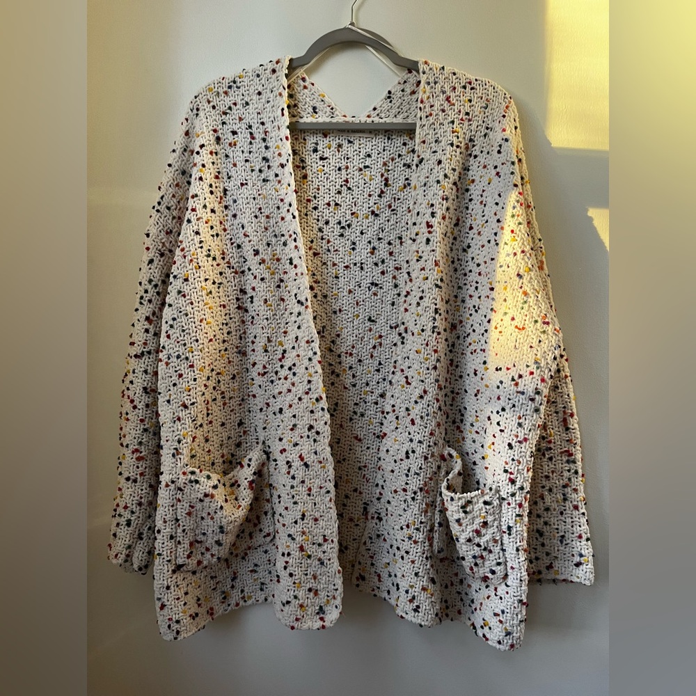 Speckled Knit Cardigan